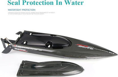 RTR 25.5Inches FT011 Large Brushless Remote Control Boat RC Speed Watercraft 2.4G 4WD 30MPH for 14Y+ Hobby Adult (1-Battery)