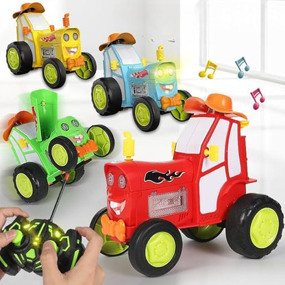 GoolRC Crazy Jumping Car Toys RC Stunt Car with Music Lights Rechargeable Radio Controlled Rocking Cars Toy Christmas Birthday Gift for Teen (Red)