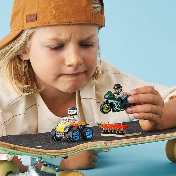 LEGO City Stunt Team 60255 Bike Toy Cool Building Set for Kids New 2020 (62 Pieces)