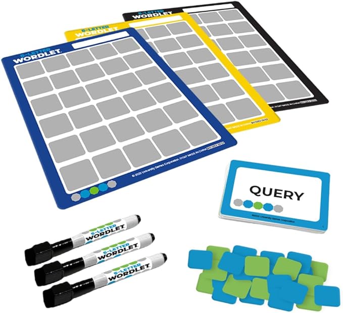 University Games | 5 Letter Wordlet Game for 2 to 4 Players Ages 8 and Up