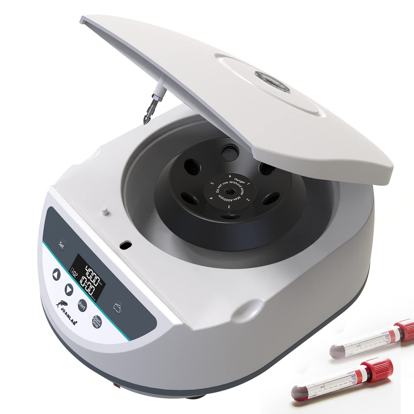Digital Lab Centrifuge Machine for PRP Benchtop Centrifuge for Laboratory 12x5ml/10ml Tube,500-4000rpm w/Timer