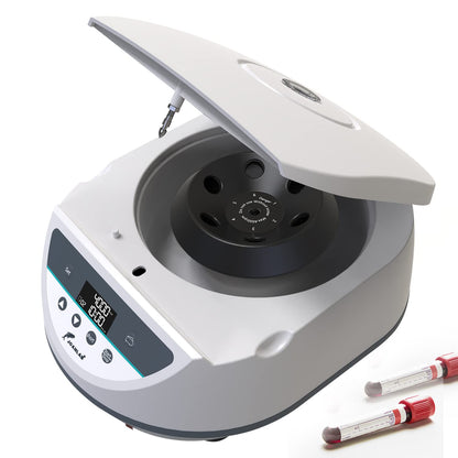 JOANLAB Digital Lab Centrifuge Machine 2/5/10/15ml x 6 Capacity Low Speed 500-5000r/min,Max 3074xg RCF