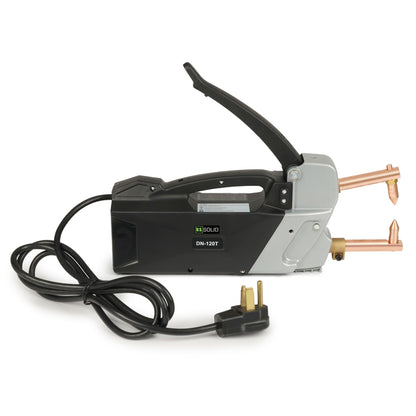 U.S. Solid Portable Spot Welder Welding Parameters Adjustable, 2+2mm Metal Sheet Spot Welding Machine with Handheld Welding Tip Gun, 110V Single Phase