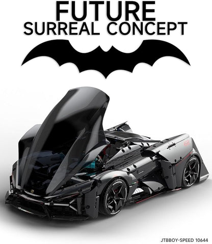 JTBBOY 1:8 Sport Building Supercar Set for Adults Model Kit for Adults to Build Collectible Car Building Kits Supercar with Authentic FeaturesDisplay Model for Home or Office(2884PCS)