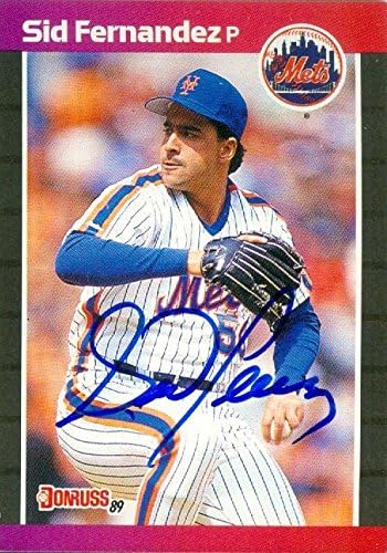 Sports Memorabilia Autograph Warehouse 246709 Sid Fernandez Autographed Baseball Card - New York Mets 1989 Donruss - No. 471