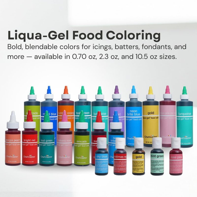 Chefmaster Liquid Whitener Liqua -Gel Food Coloring | Brighter Whites & Pastels | Professional-Grade Dye | Fade-Resistant