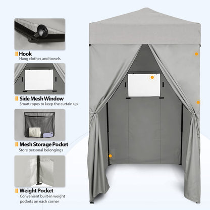 EAGLE PEAK Flex Ultra Compact 4x4 Pop-up Canopy with 15 Pods Hydroponics Growing System
