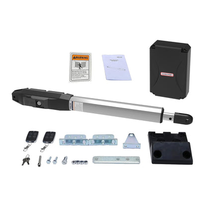 GATEXPERT SW440DC Single Arm Swing Gate Opener Kit Automatic Gate Operator for Gates up to 440 Pounds and 6.56 Feet