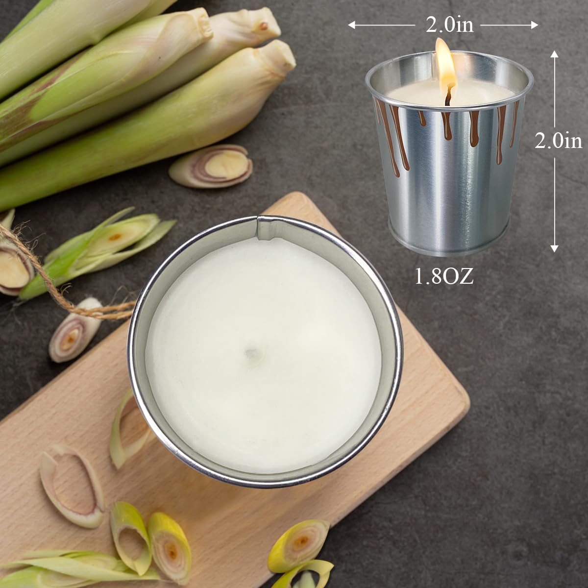 Outdoor Candles, Citronella Candles Outdoor, 9 Pack, Bulk Citronella Candle, for Patio Decor, Outside Table Decor, Camping Accessories