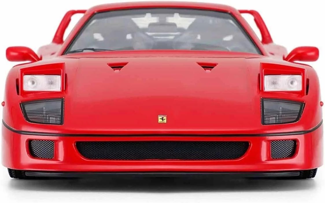 Radio Remote Control 1/14 Scale Ferrari F40 Licensed RC Model Car w/Front Light Controller Open/Close(Red)unisex-children