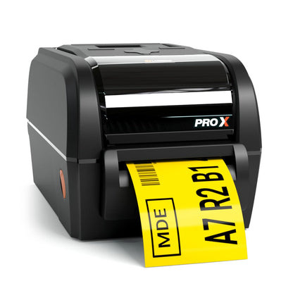 LabelTac Pro X 4" Industrial Label Printer – Thermal Vinyl Maker for OSHA, Pipe, Electrical & Warehouse Safety Labels