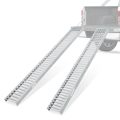Garvee 72"x9" Heavy Duty Steel Loading Ramps (2 Pack) – 1000 Lbs Capacity, Non-Folding Truck & Trailer Ramps for Motorcycles, Dirt Bikes, ATVs, E-Bikes, UTVs – Portable Design