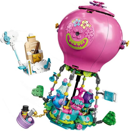 LEGO Trolls World Tour Poppy’s Hot Air Balloon Adventure 41252 Building Kit an Ideal for Creative Play (250 Pieces)