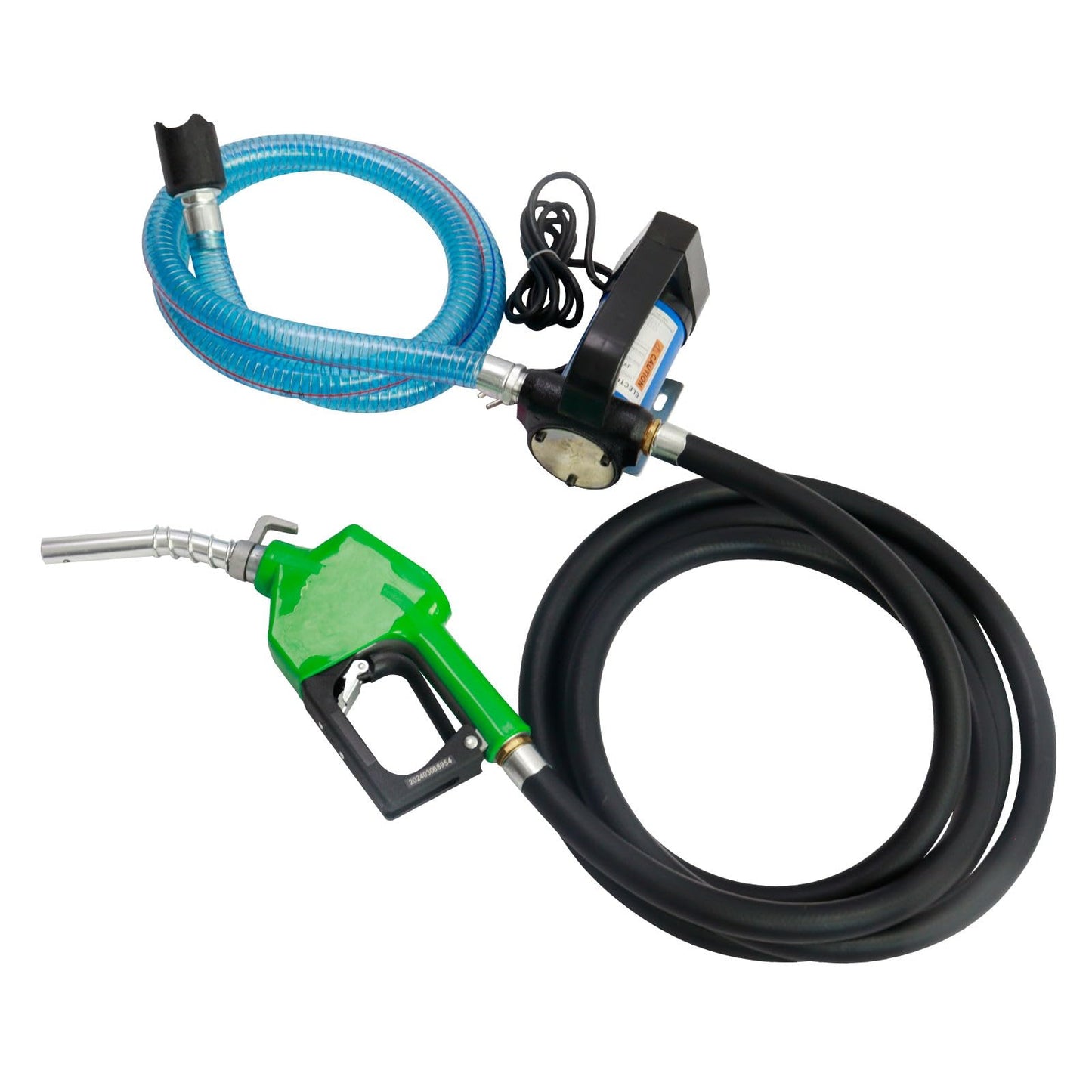 AC110-120V Volt Electric Fuel Transfer Pump, Mechanical Meter, Fuel Hose,AUTO Fuel Nozzle,Filter,NPT Connect Fitting,12 GPM Diesel Transfer Pump with Handle for Transferring Diesel,Kerosene
