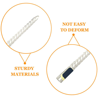 VOSAREA 6pcs White Long Taper Candles Made of Paraffin with Smoke-Free and Long Burning Features European Style Rod Candles for Weddings and Home Decor