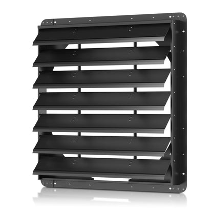 30 Inch Galvanized Sheet Spraying Automatic Exhaust Shutter Louver Vent (No Fan Blades and Motor) for Home Attics, Workshops, Barn, Greenhouse
