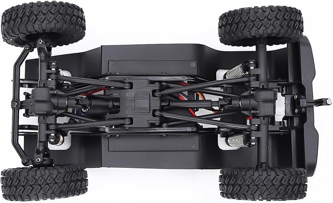 for TRX4M 155mm 6.10in Wheelbase Assembled Frame Chassis Front Rear Axles Gearbox for 1/18 AX-8560 Rc Crawler TRX4-M Bronco Defender