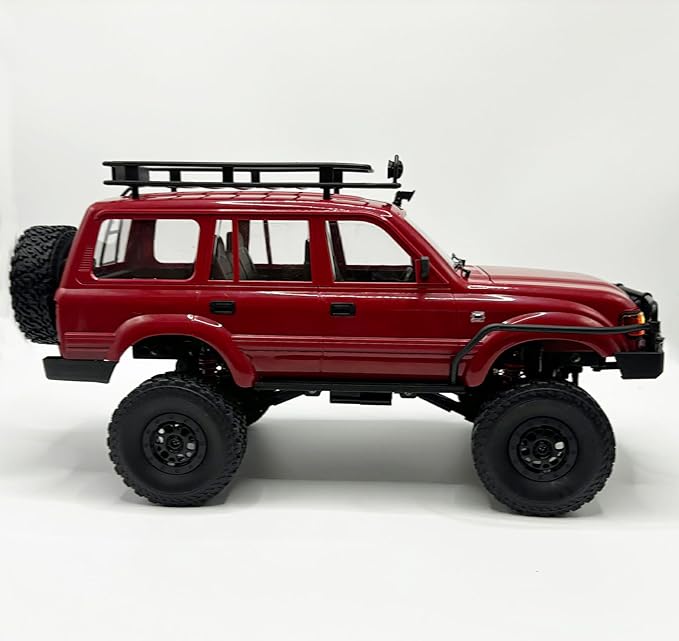 RC Crawler WPL C54-1 RC Truck 1/16 RC Rock Crawler 4x4 Remote Control Truck Off Road All Terrain RTR Proportional 260 Motor Upgraded Chassis and Gearbox Hobby RC Gift for Adults 2 Batteries