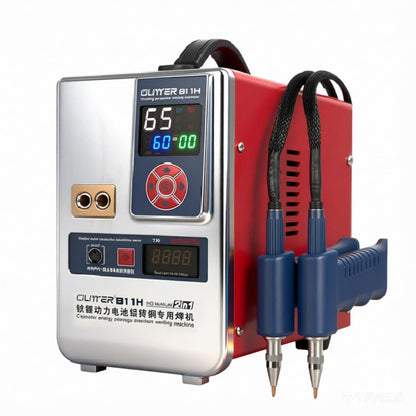 GLITTER 811H Industry Spot Welder & Milliohm Meter, 42000W 7000A High Power Battery Welding Machine for Copper Aluminum to Nickel, Heavy Duty Welder for LiFePO4 Prismatic 18650 Lithium Battery Pack