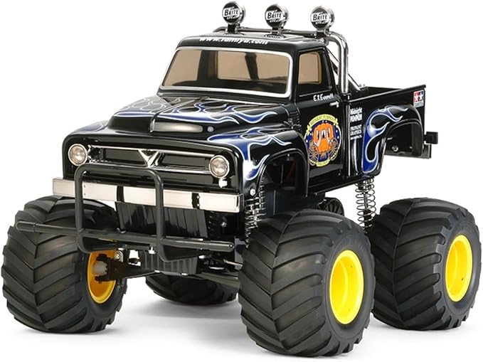 Tamiya TAM58547 The Midnight Pumpkin Black Edition 1/12 Monster Truck Kit Brown