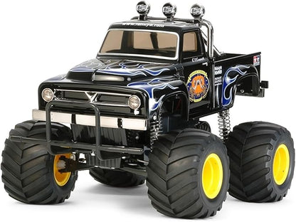 Tamiya TAM58547 The Midnight Pumpkin Black Edition 1/12 Monster Truck Kit Brown