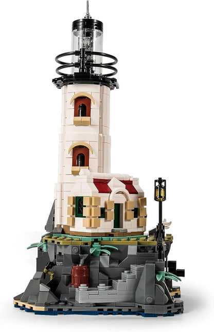 Island Lighthouse Building Block Toy Set Gifts for Kids and Adults（1092 PCS）
