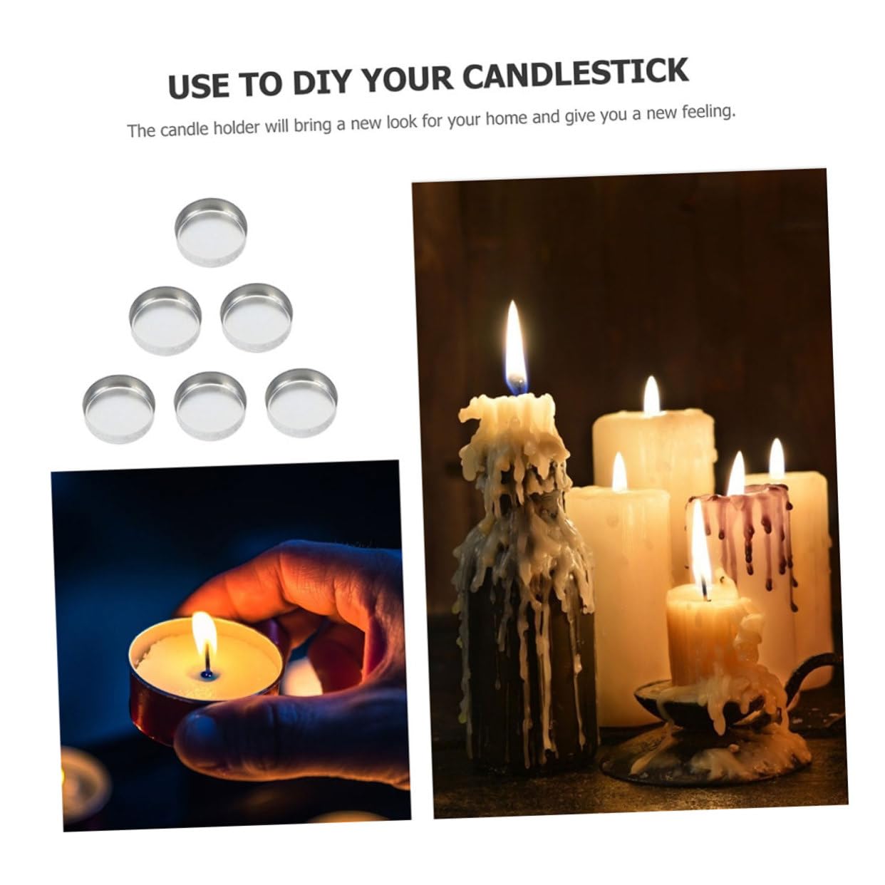 IMIKEYA 20pcs Candle Cup Empty Tealight Cups Gold Candles Holder Empty Wax Containers Tealight Candle Stand Scented Candles Holder Wax Melt Container Decor for Home Aluminum Grace Crafts