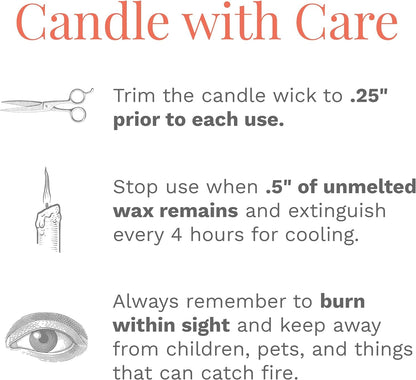 CANDLE-LITE Scented Ocean Blue Mist Fragrance, One 18 oz. Single-Wick Aromatherapy Candle with 110 Hours of Burn Time, Light Color