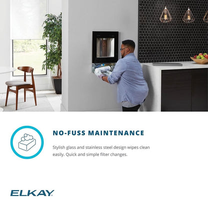 Elkay ezH2O Liv Built-in Filtered Water Dispenser, Non-refrigerated, Aspen White