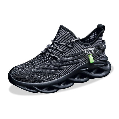 MGBDSZ Mens Running Shoes Gym Slip on Sneakers Non Slip Walking Tennis Sports Work Athletic Workout Casual Lightweight Breathable Fashion Black US 11