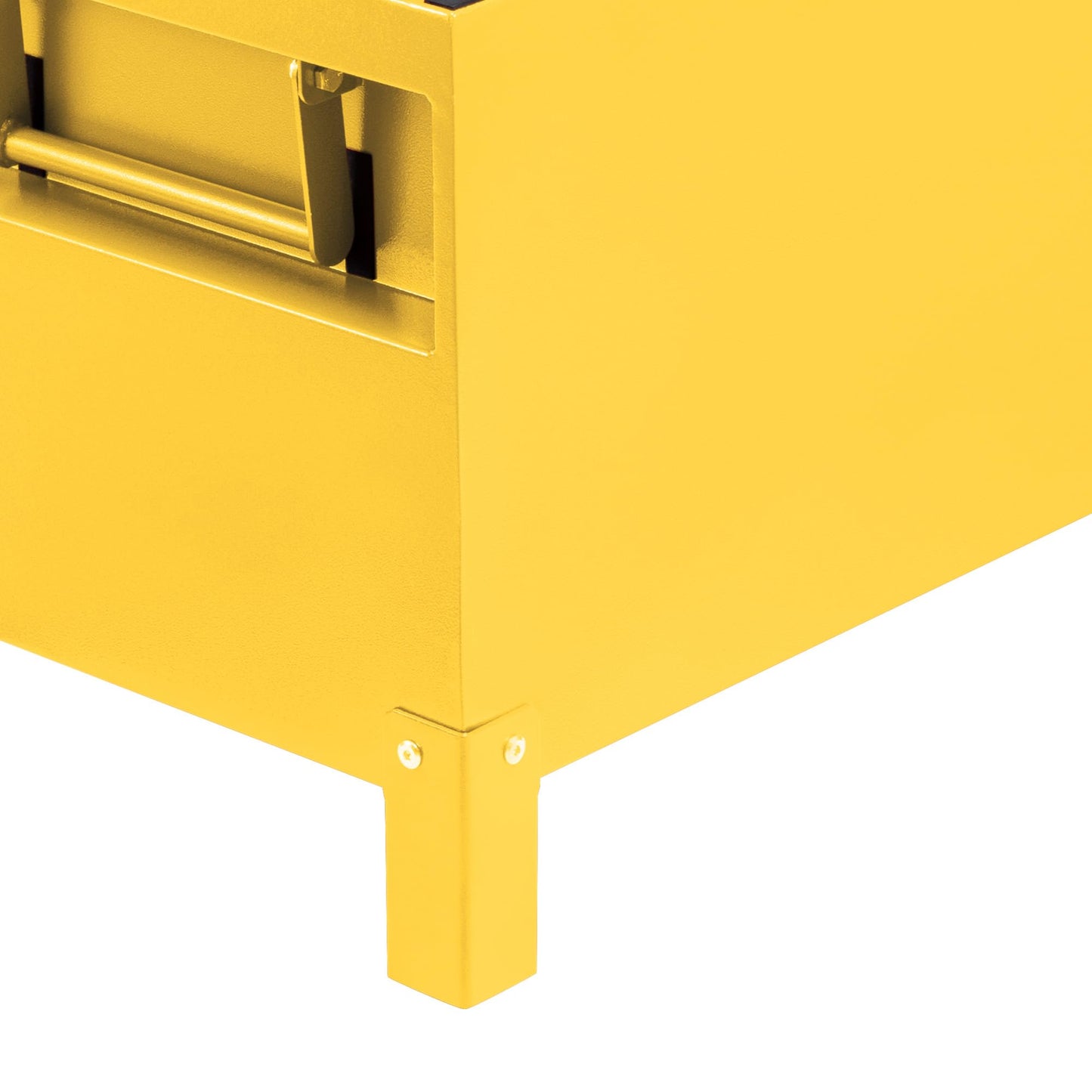 Garvee Steel Truck Bed Toolboxes 48'' Jobsite Storge Box Heavy Duty Steel Jobsite Tool Chest XXL Large Deck Truck Bed Box (48 Inch/Yellow)