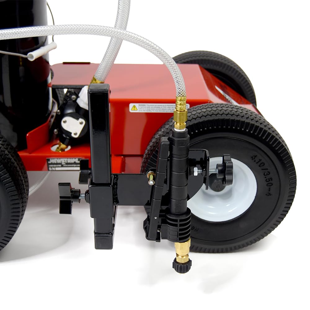 Newstripe EcoLiner Standard Battery Powered Field Striping Machine (Part# 10004483) | Field Use Only | Heavy Duty Diaphragm Pump | 12V Deep Cycle Battery | Cushioned Handles | 5-Gallon | Made in USA