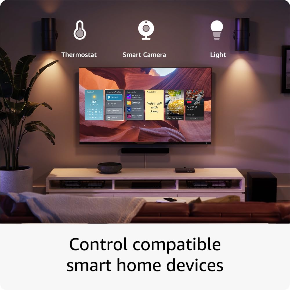 Amazon Fire TV Stick 4K Max streaming device (newest model) with AI-powered Fire TV Search, supports Wi-Fi 6E, free & live TV without cable or satellite