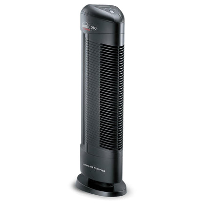 Ionic Pro Turbo (TA550) Ionic Air Purifier Tower for Home, Quiet Ionic Filterless Design, Covers Up to 600 Sq. Ft., Removes Odors, Smoke, Dust, and Allergens – Black