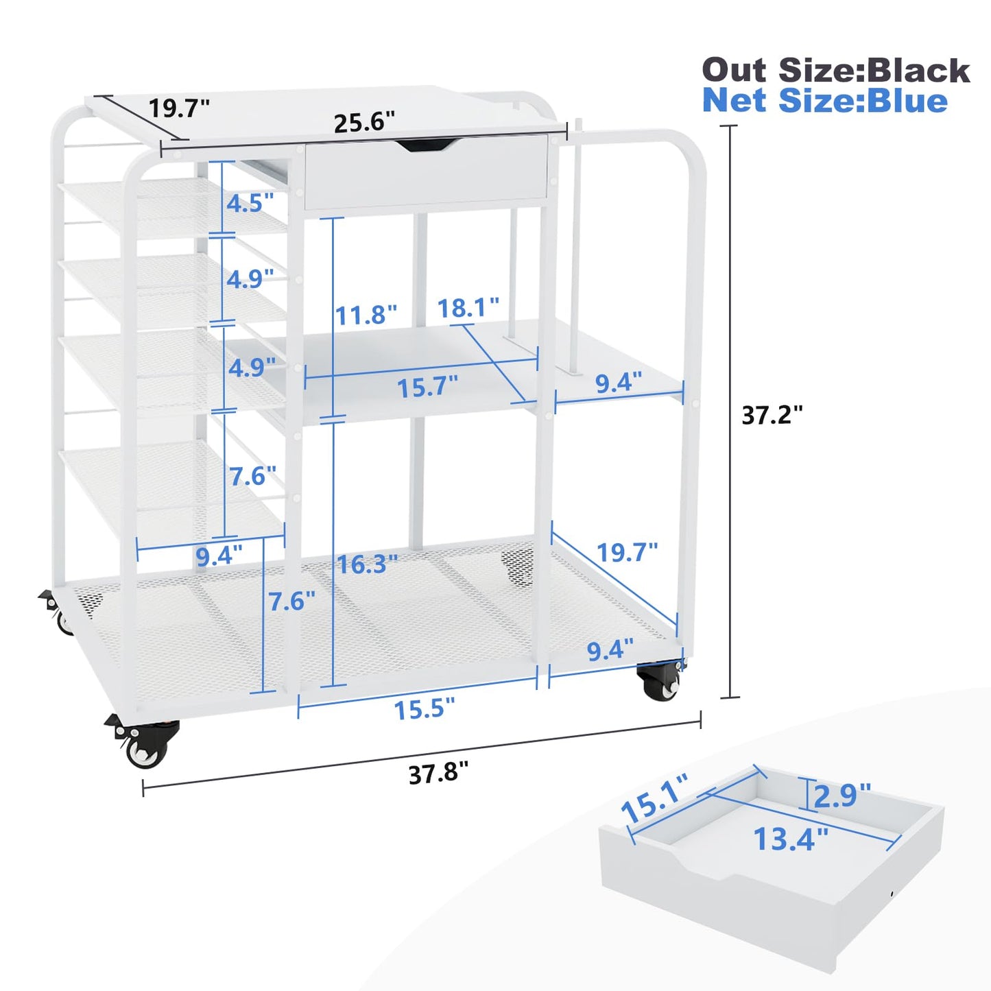 PUNCIA All-In-One Movable Tumbler and Cap Press Stand, Space Saving 3-Tier Heat Transfer Organizer Workstation with Cup Holder and Hat Storage Ideal for Craft Room Studios Home Craftsman DIY Makers