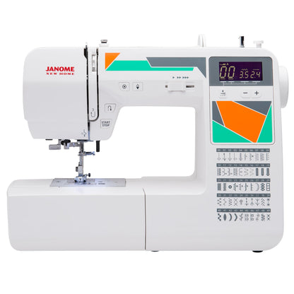 Janome MOD-50 Computerized Sewing Machine with 50 Built-In Stitches, 3 One-Step Buttonholes, Drop Feed and Accessories