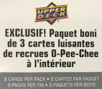 NHL Upper Deck 2021-22 Series One Hockey Trading Card Collector's Tin [8 Packs + 1 Bonus Pack]