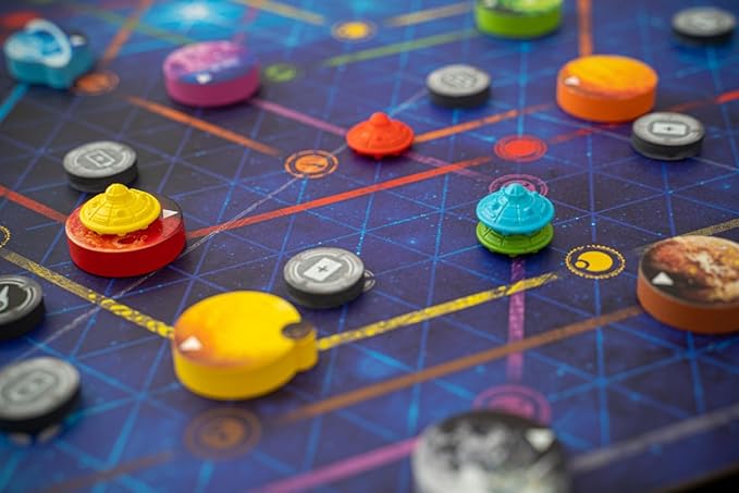 Bitewing - Orbit Sci-Fi Board Game for Adults and Families - Race Across The Silo System As Interstellar Tourists - Designed by Reiner Knizia - 2 to 4 Players - 30-60 Minutes Play Time - Ages 8+