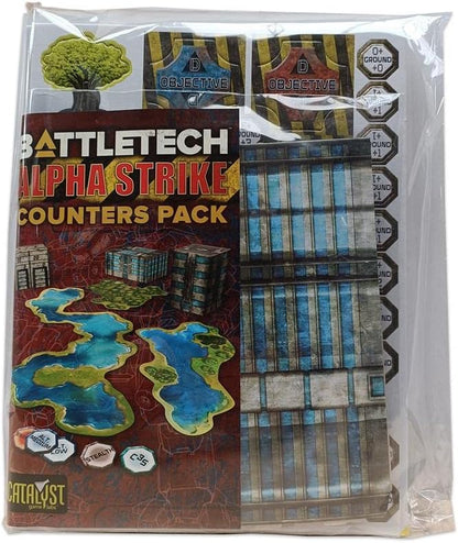 BattleTech Counters Pack Alpha Strike - Miniatures Wargame Accessory for 2+ Players Ages 14+ 1.5 Hours+ Play Time - Essential Kit by Catalyst Game Labs