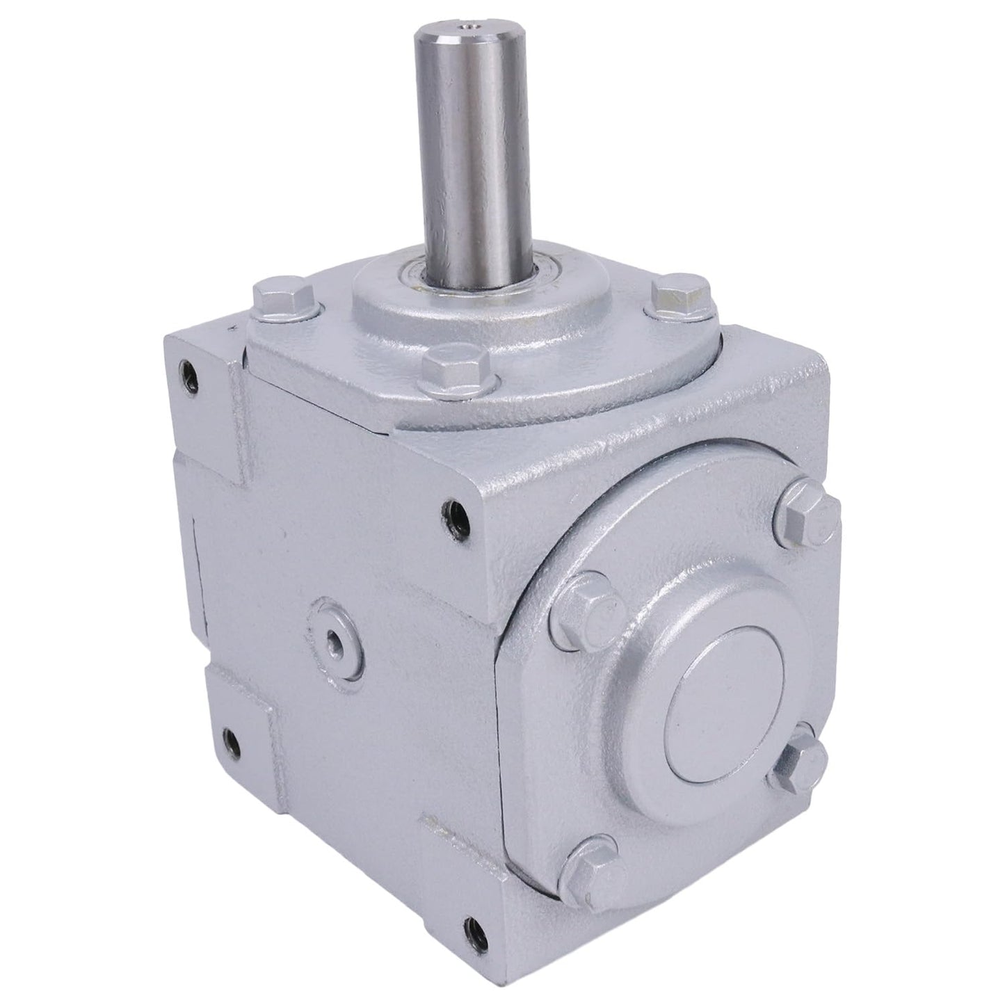 Holdia 40 HP Right Angle Bevel Gearbox with 2 Keyed Shafts CW/CW 1:1 1800 Max RPM 19455-SR-KW-KW-GR