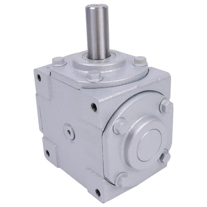 Holdia 40 HP Right Angle Bevel Gearbox with 2 Keyed Shafts CW/CW 1:1 1800 Max RPM 19455-SR-KW-KW-GR