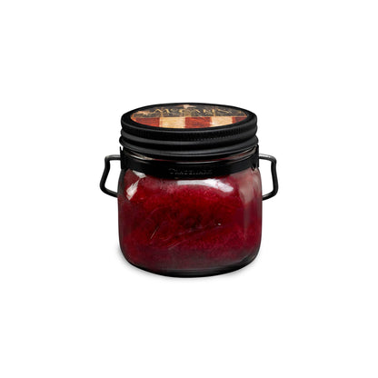 McCall’s Candles | Cinnamon & Cranberries | 16 oz Two-Wick Scented Candle | USA-Poured | Vintage Mason Jar with Carrying Handle | Cranberry, Citrus & Holiday Spice Fragrance
