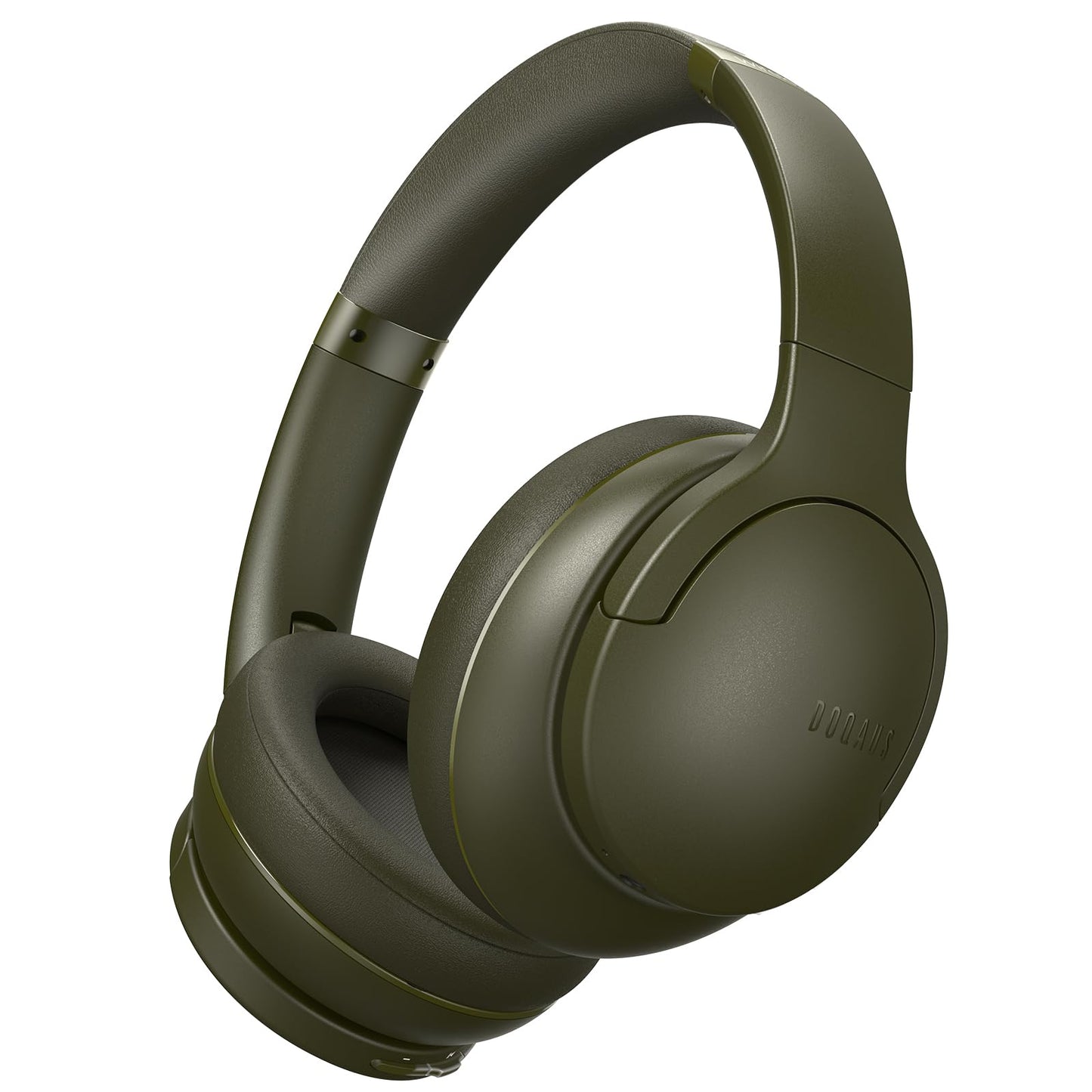 DOQAUS Over-Ear Bluetooth Headphones with 90-Hour Playtime, 3 Professional EQ Modes, HiFi Deep Bass & HD Mic for Extended Travel, Gym Workouts & Daily Use