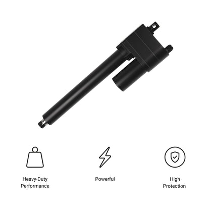 Progressive Automations 12V High Force Industrial Linear Actuator - 18 Inches Stroke, 2000 lbs Force, Positional Feedback, Built-in Potentiometer, Heavy Duty, IP65 Protection