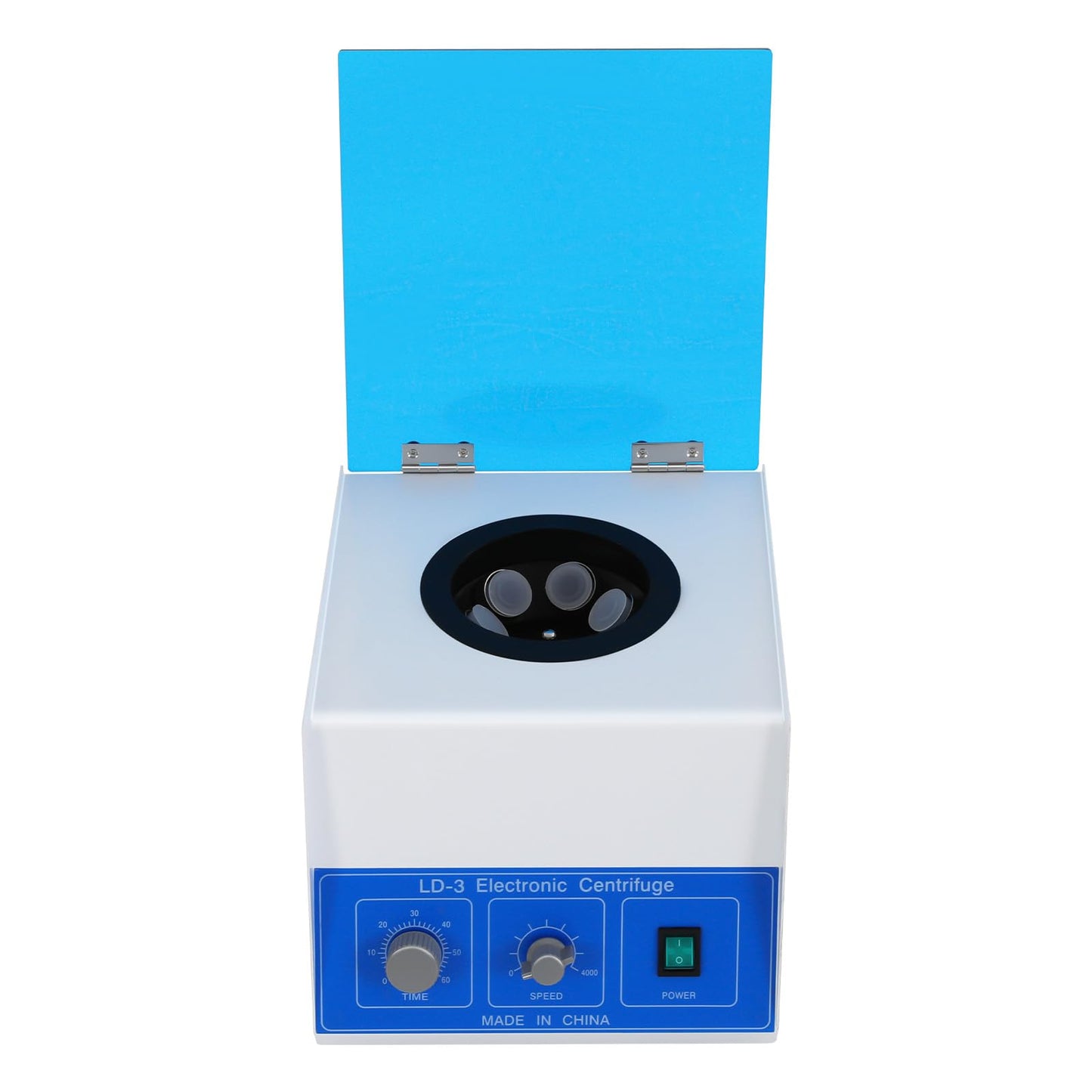 Wanlecy Electric Lab Benchtop Centrifuge, LD-3 Low-Speed 4000rpm Centrifuge Machine 6 Tubes x 50ml, with Timer 0-60min and Speed Control