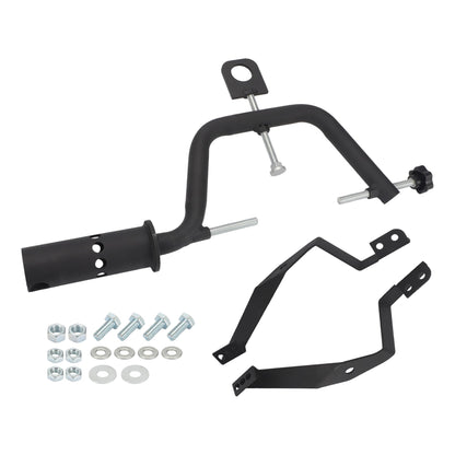 motoparty Universal Transmission Holding Fixture for Dodge Chrysler GM Ford, Heavy Duty with Hoist Hook, Fits 2-3/8" Post Engine Stands