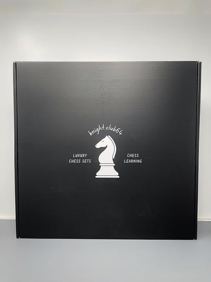 Luxury Acrylic Chess Set Sophisticated Stylish Design 2 Players Age 12+
