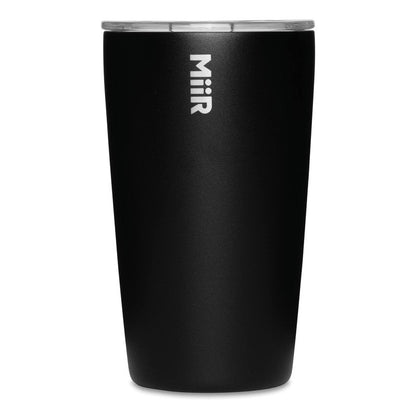 MiiR, Tumbler, Vacuum Insulated, Stainless Steel with Slide Lid, Cup Holder Compatible & BPA Free, Black, 12 Fluid Ounces