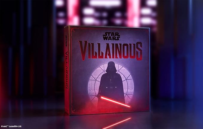 Ravensburger Star Wars Villainous - Power of The Dark Side Strategy Board Game - Join Darth Vader Kylo Ren and More in This Immersive Star Wars Universe Adventure - 2-4 Players - Ages 10+