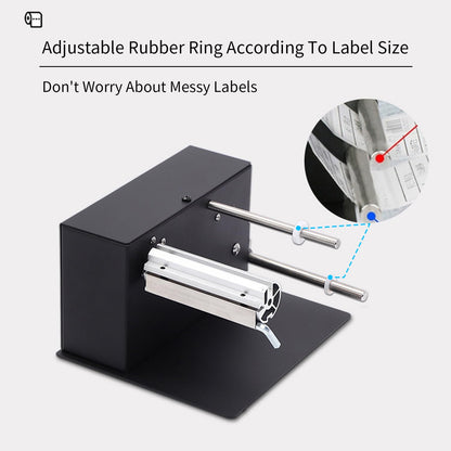 AIWFL Automatic Label Rewinder Rewinding Machine Speed 1-8 inch/s Automatic Label Rewinder Two-Way Rewinding 180mm Label Roller Machine Synchronize with Printer (R3)